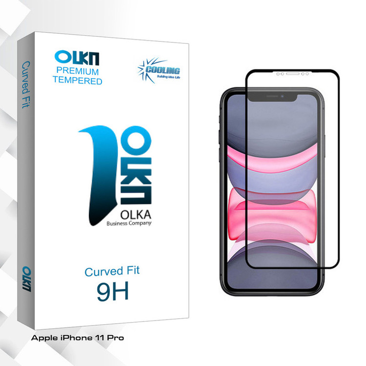 محافظ صفحه نمایش مات کولینگ مدل Olka glass مناسب برای گوشی موبایل اپل iPhone 11 Pro