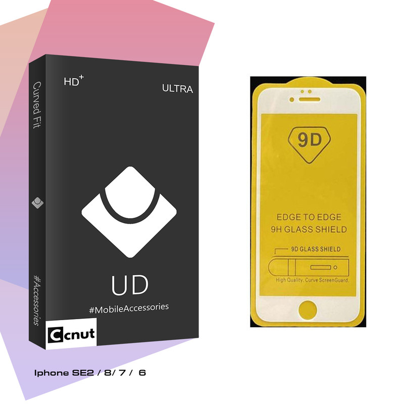 محافظ صفحه نمایش کوکونات مدل UD Black مناسب برای گوشی موبایل اپل IphoneSE2 / 8/ 7 / 6