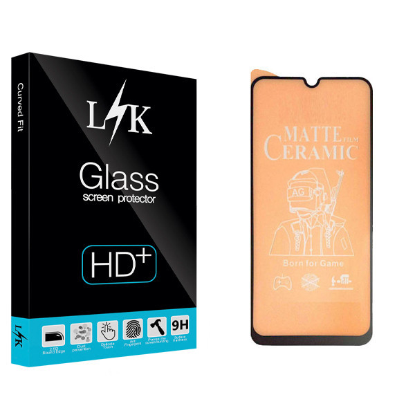 محافظ صفحه نمایش سرامیکی ال کی مدل +LITE مناسب برای گوشی موبایل سامسونگ Galaxy A30
