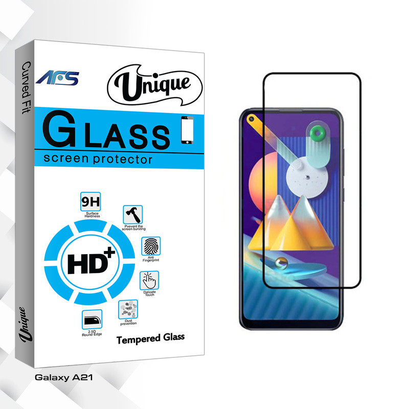 محافظ صفحه نمایش مات ای اف اس مدل Unique Glass مناسب برای گوشی موبایل سامسونگ Galaxy A21