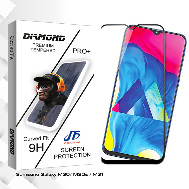 محافظ صفحه نمایش سرامیکی مات جی اف مدل Diamond glass مناسب برای گوشی موبایل سامسونگ Galaxy M30/ M30s / M31