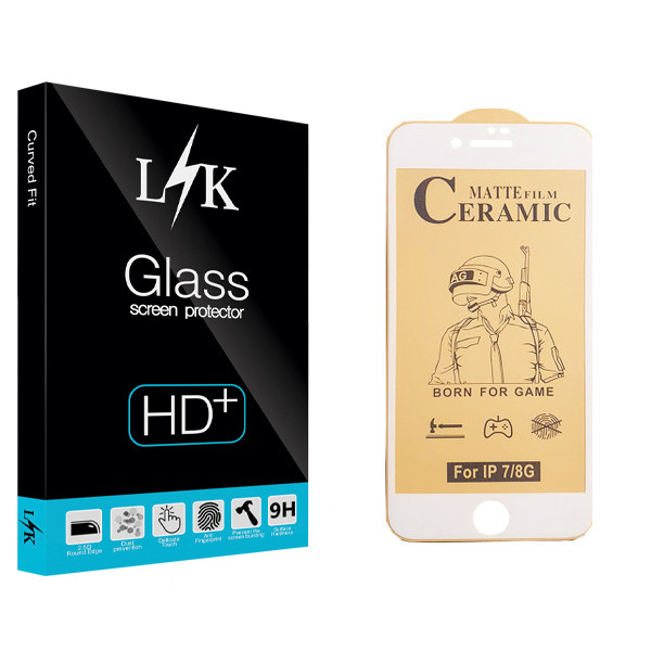 محافظ صفحه نمایش سرامیکی ال کی مدل +LITE مناسب برای گوشی موبایل اپل iPhone 7