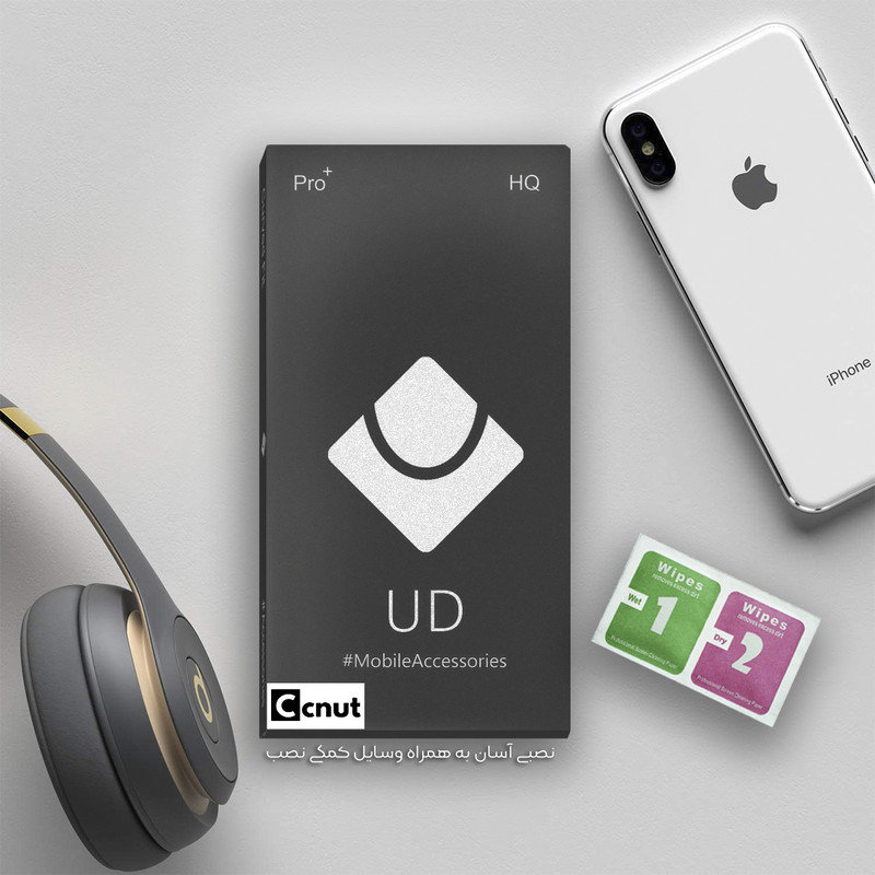 محافظ صفحه نمایش سرامیکی کوکونات مدل UD Black مناسب برای گوشی موبایل سامسونگ Galaxy A20/ A30 / A50