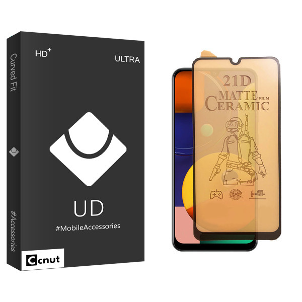 محافظ صفحه نمایش سرامیکی مات کوکونات مدل UD Black مناسب برای گوشی موبایل سامسونگ Galaxy A32 4G / Galaxy A31 / Galaxy A20