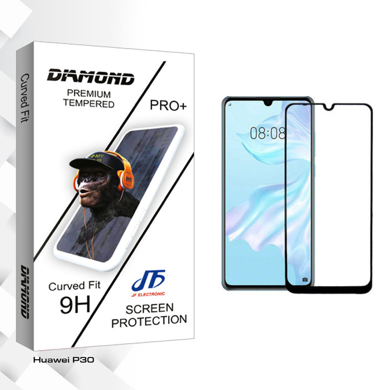محافظ صفحه نمایش جی اف مدل Diamond glass مناسب برای گوشی موبایل هوآوی P30