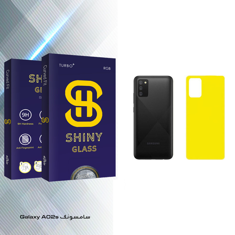 محافظ پشت گوشی آتوچبو مدل Shiny Glass مناسب برای گوشی موبایل سامسونگ Galaxy A02s