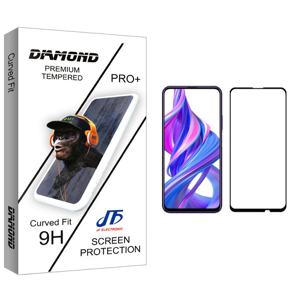محافظ صفحه نمایش جی اف مدل Diamond glass مناسب برای گوشی موبایل آنر 9X Pro