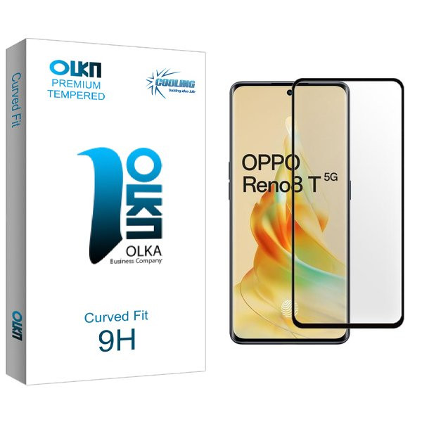 محافظ صفحه نمایش شیشه ای کولینگ مدل Olka مناسب برای گوشی موبایل اوپو Reno 8T