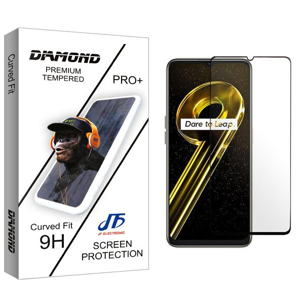محافظ صفحه نمایش شیشه ای جی اف مدل Diamond مناسب برای گوشی موبایل ریلمی 9i 5G