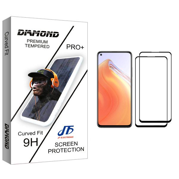 محافظ صفحه نمایش جی اف مدل Diamond glass مناسب برای گوشی موبایل شیائومی Mi 10T 5G بسته دو عددی