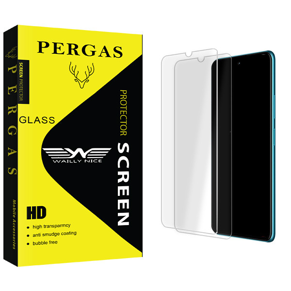 محافظ صفحه نمایش شیشه ای وایلی نایس مدل Pergas Glass MIX مناسب برای گوشی موبایل سامسونگ Galaxy A03 بسته دو عددی
