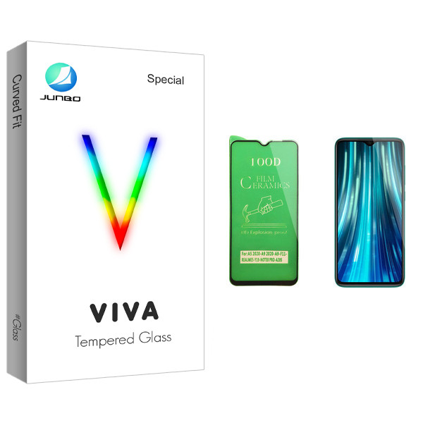 محافظ صفحه نمایش سرامیکی جانبو مدل Viva Glass مناسب برای گوشی موبایل شیائومی Redmi Note 8 Pro