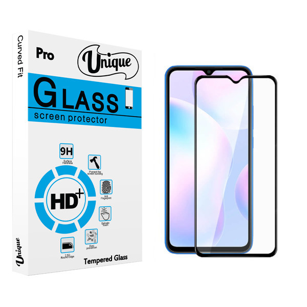 محافظ صفحه نمایش سرامیکی يونيک مدل +Clear مناسب برای گوشی موبایل شیائومی Redmi 9