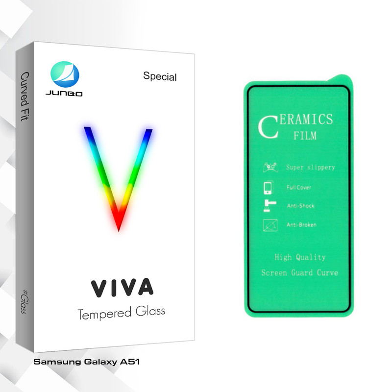 محافظ صفحه نمایش سرامیکی جانبو مدل Viva Glass مناسب برای گوشی موبایل سامسونگ Galaxy A51