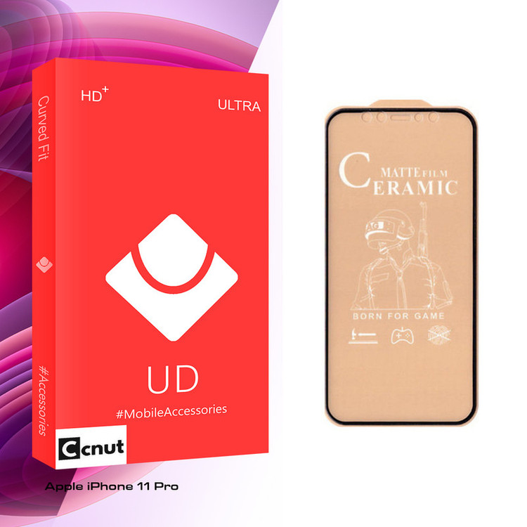 محافظ صفحه نمایش سرامیکی کوکونات مدل UD Glass مناسب برای گوشی موبایل اپل iPhone 11 Pro