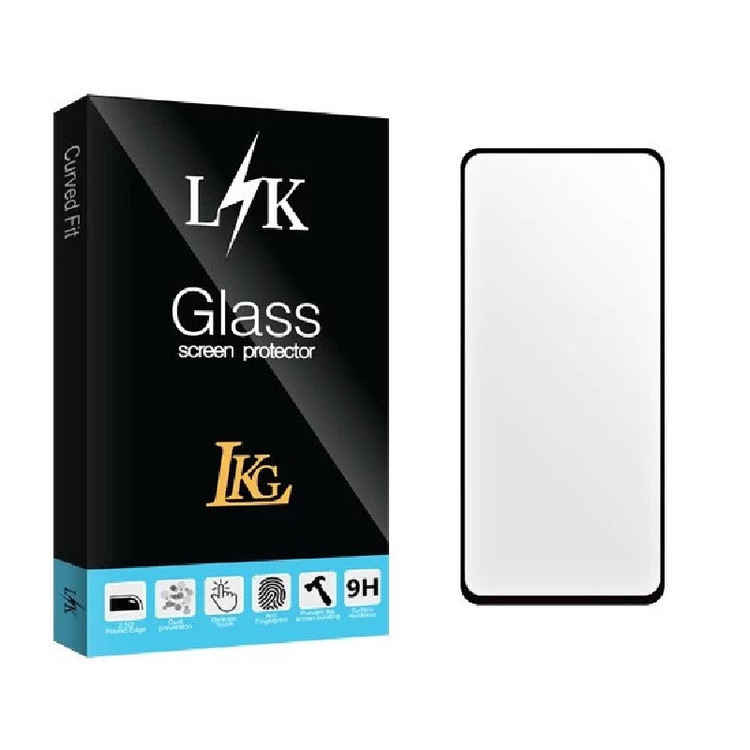 محافظ صفحه نمایش شیشه ای ال کا جی مدل LKK full مناسب برای گوشی موبایل سامسونگ Galaxy a71/a72/a73/a80/a90