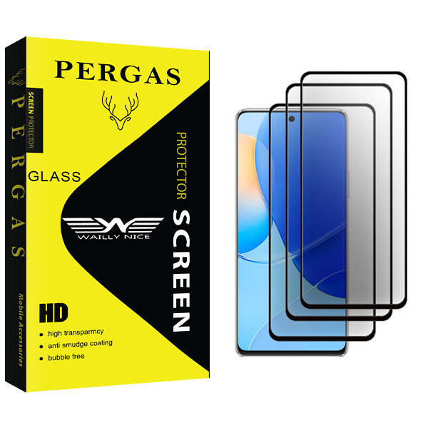 محافظ صفحه نمایش سرامیکی وایلی نایس مدل Pergas Glass MIX2106 مناسب برای گوشی موبایل هوآوی Nova 9 SE بسته سه عددی