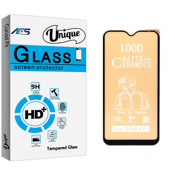 محاظ صفحه نمایش مات ای اف اس مدل Unique Glass مناسب برای گوشی موبایل سامسونگ Galaxy A01