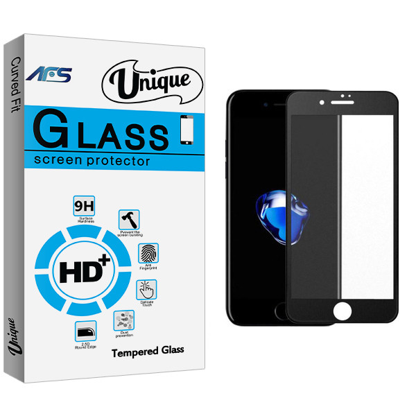 محافظ صفحه نمایش شیشه ای ای اف اس مدل Unique Glass مناسب برای گوشی موبایل اپل iphone 8