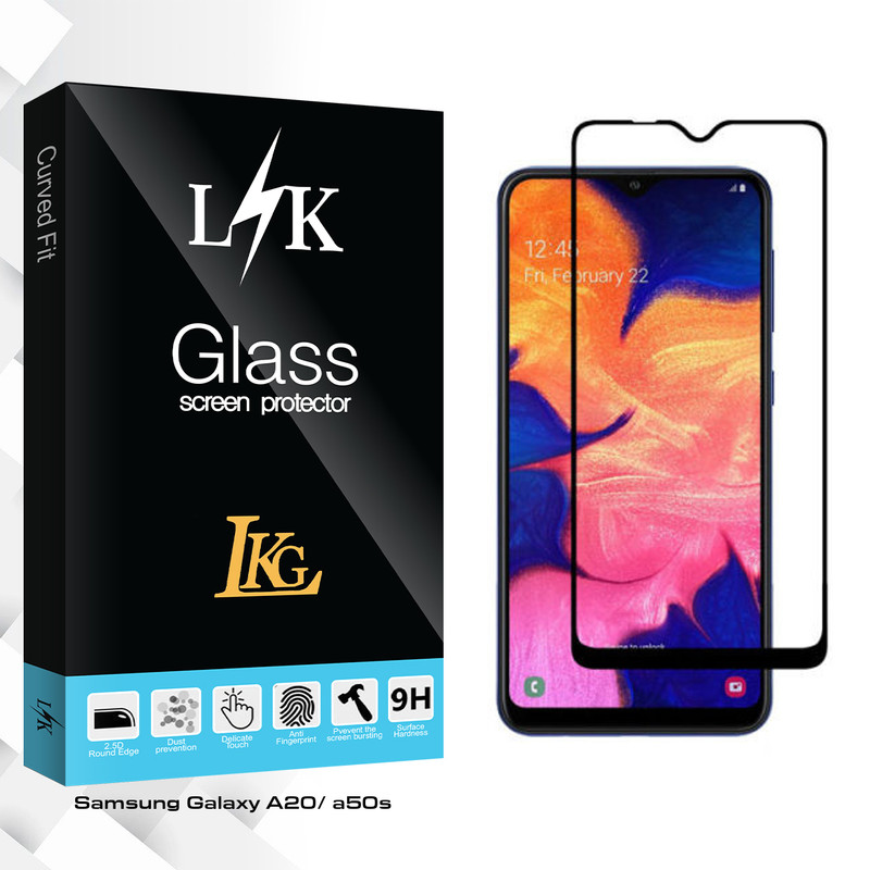 محافظ صفحه نمایش سرامیکی مات ال کا جی مدل LK Glass مناسب برای گوشی موبایل سامسونگ Galaxy A20/ a50s
