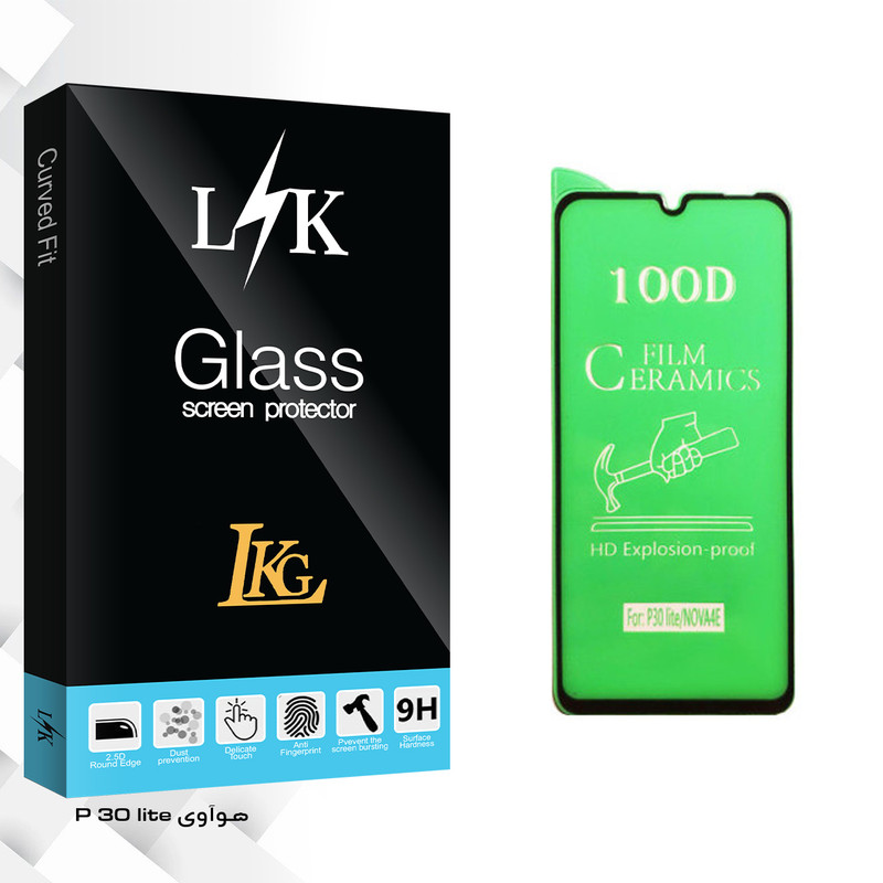 محافظ صفحه نمایش سرامیکی ال کا جی مدل LK Glass مناسب برای گوشی موبایل هوآوی P 30 lite