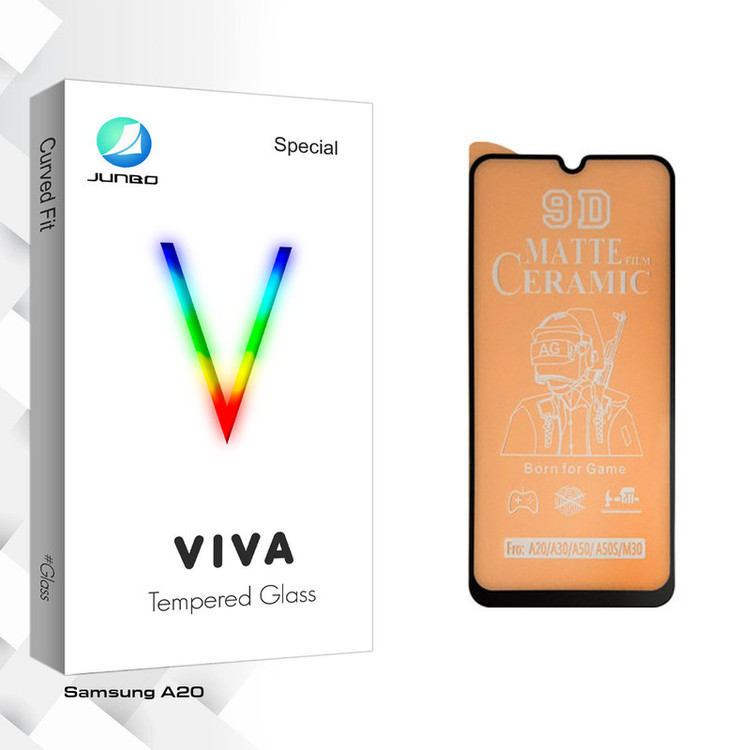 محافظ صفحه نمایش مات جانبو مدل Viva Glass مناسب برای گوشی موبایل سامسونگ Galaxy A20