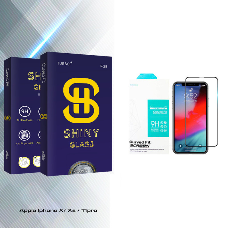 محافظ صفحه نمایش سرامیکی مات آتوچبو مدل Shiny Glass مناسب برای گوشی موبایل اپل Iphone X/ Xs / 11pro