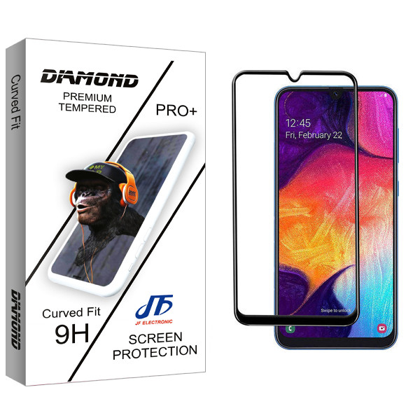 محافظ صفحه نمایش جی اف مدل Diamond glass مناسب برای گوشی موبایل سامسونگ Galaxy A20