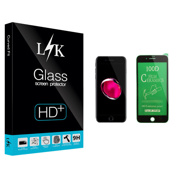 محافظ صفحه نمایش سرامیکی ال کی مدل +LITE مناسب برای گوشی موبایل اپل iPhone 8 Plus
