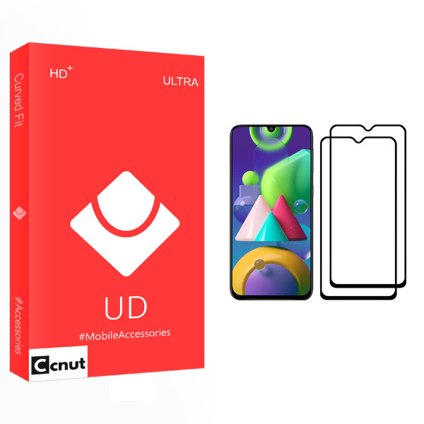 محافظ صفحه نمایش کوکونات مدل UD Glass مناسب برای گوشی موبایل سامسونگ Galaxy M21 بسته دو عددی