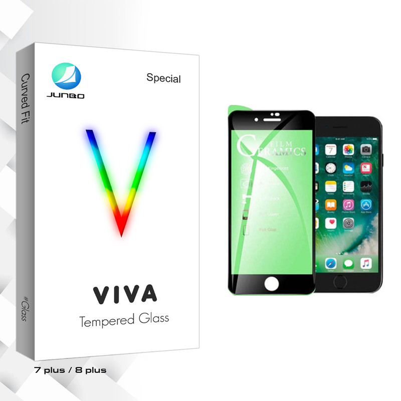 محافظ صفحه نمایش جانبو مدل Viva Glass مناسب برای گوشی موبایل اپل iPhone 7 plus