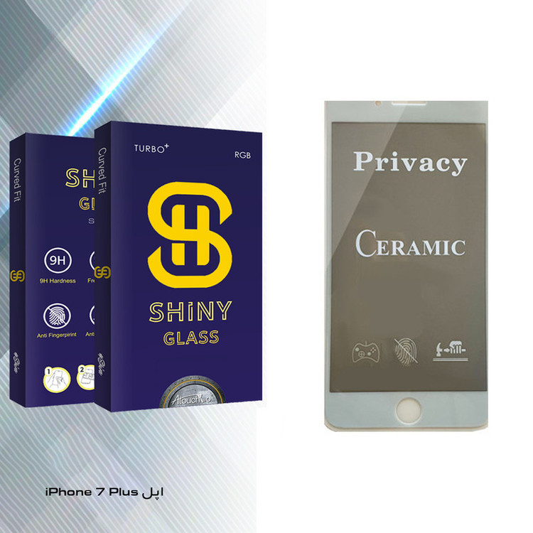 محافظ صفحه نمایش سرامیکی آتوچبو مدل Shiny Glass مناسب برای گوشی موبایل اپل iPhone 7 Plus