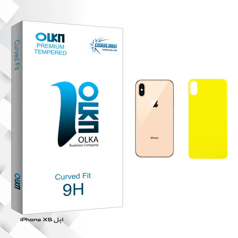 محافظ پشت گوشی کولینگ مدل Olka glass مناسب برای گوشی موبایل اپل iPhone XS
