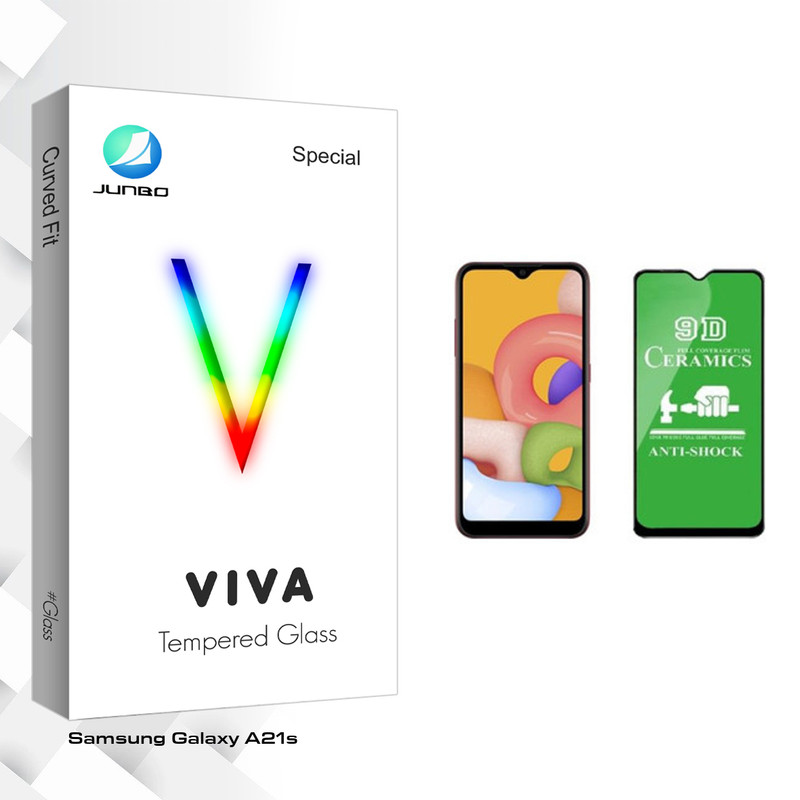 محافظ صفحه نمایش جانبو مدل Viva Glass مناسب برای گوشی موبایل سامسونگ Galaxy A21s
