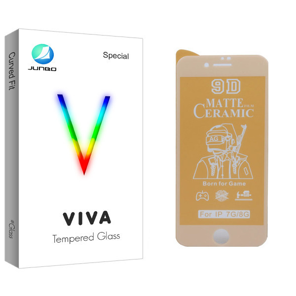 محافظ صفحه نمایش سرامیکی جانبو مدل Viva Glass مناسب برای گوشی موبایل اپل iphone 7 / 8