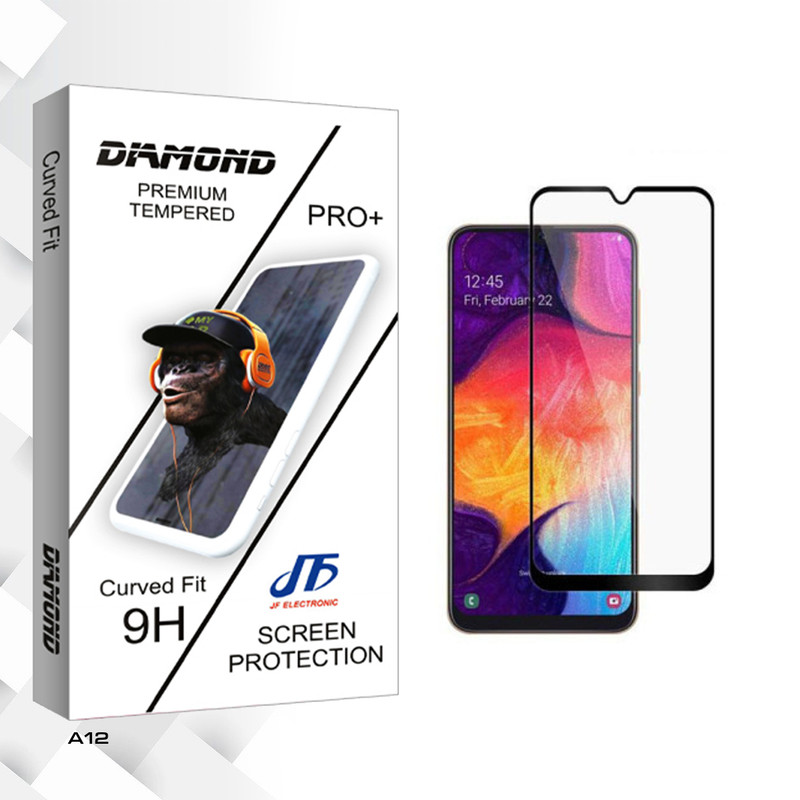 محافظ صفحه نمایش سرامیکی جی اف مدل Diamond glass مناسب برای گوشی موبایل سامسونگ Galaxy A12