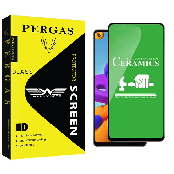 محافظ صفحه نمایش سرامیکی وایلی نایس مدل Pergas Glass مناسب برای گوشی موبایل سامسونگ Galaxy A51
