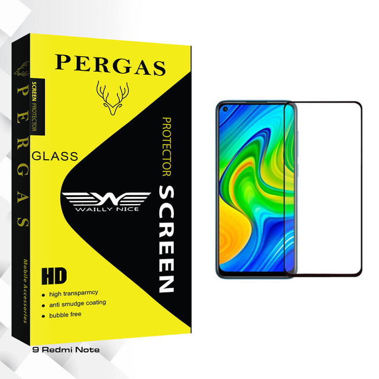 محافظ صفحه نمایش وایلی نایس مدل Pergas Glass مناسب برای گوشی موبایل شیائومی 9 Redmi Note