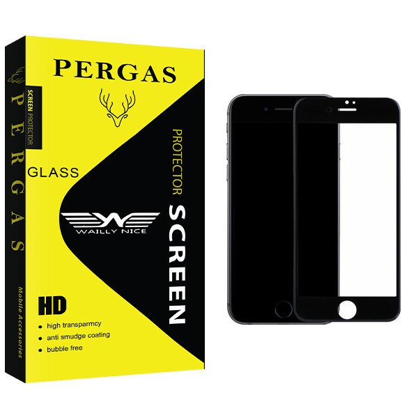 محافظ صفحه نمایش وایلی نایس مدل Pergas Glass مناسب برای گوشی موبایل اپل iPhone 7/8 plus
