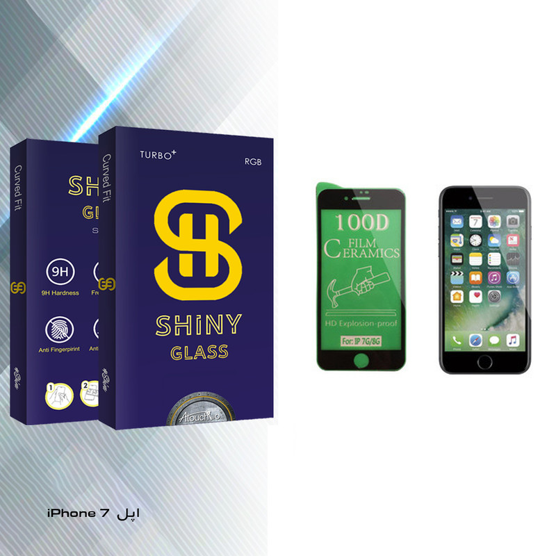 محافظ صفحه نمایش سرامیکی آتوچبو مدل Shiny Glass مناسب برای گوشی موبایل اپل iPhone 7