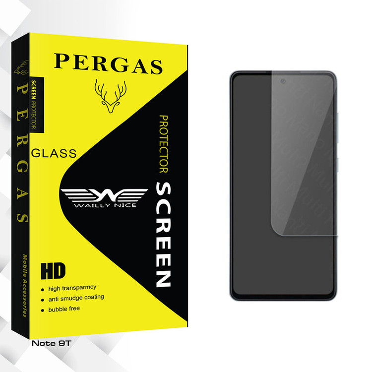 محافظ صفحه نمایش شیشه ای وایلی نایس مدل Pergas Glass مناسب برای گوشی موبایل شیائومی Note 9T
