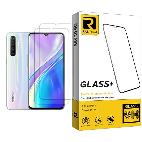 محافظ صفحه نمایش راندیکا مدل Glass MIX002 مناسب برای گوشی موبایل ریلمی XT بسته دو عددی
