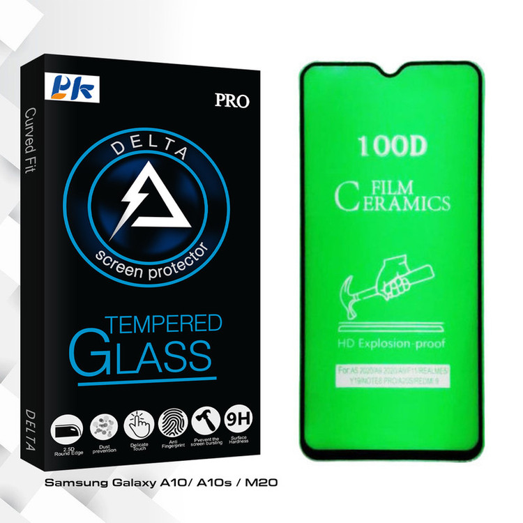 محافظ صفحه نمایش سرامیکی پی کی مدل Delta Glass مناسب برای گوشی موبایل سامسونگ Galaxy A10/ A10s / M20