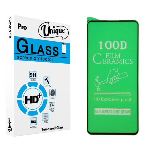 محافظ صفحه نمایش سرامیکی يونيک مدل +Clear مناسب برای گوشی موبایل شیائومی Redmi Note 9S