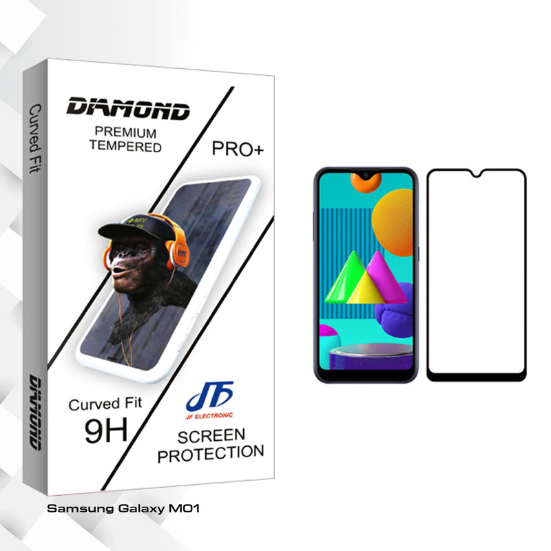 محافظ صفحه نمایش جی اف مدل Diamond glass مناسب برای گوشی موبایل سامسونگ Galaxy M01