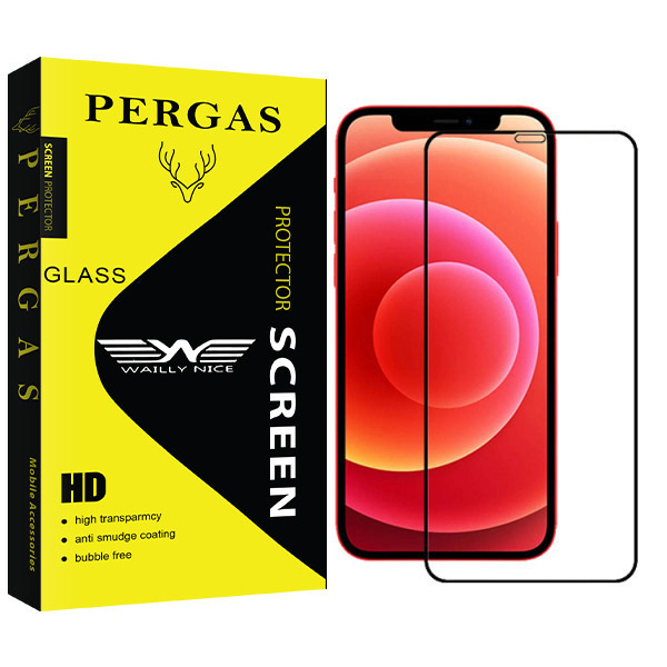 محافظ صفحه نمایش وایلی نایس مدل Pergas Glass مناسب برای گوشی موبایل اپل Iphone 12-12Pro