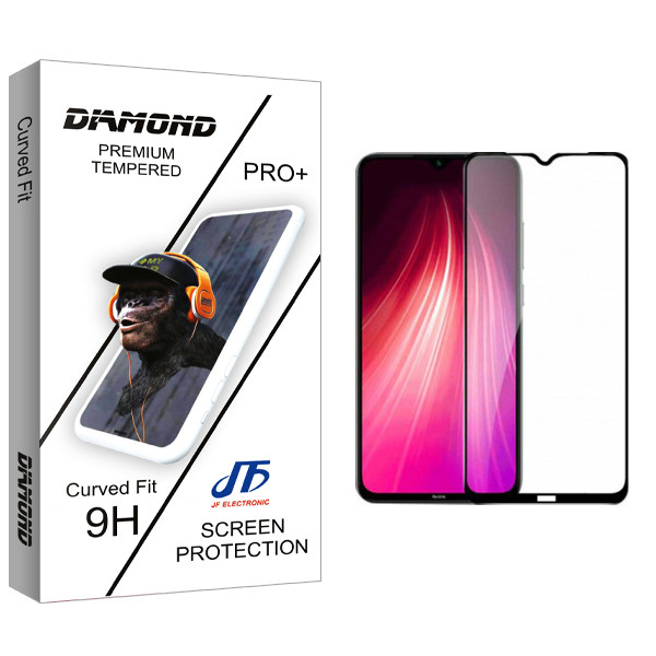 محافظ صفحه نمایش جی اف مدل Diamond glass مناسب برای گوشی موبایل شیائومی Redmi Note 8T