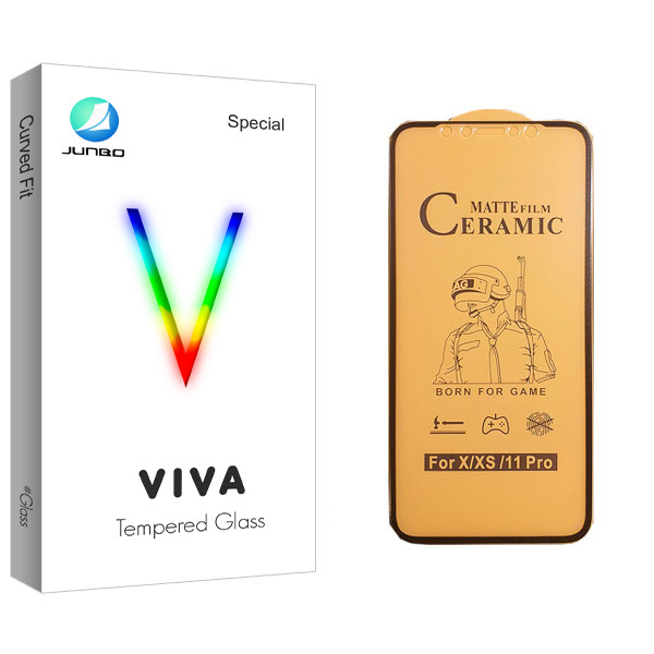 محافظ صفحه نمایش سرامیکی جانبو مدل Viva Glass مناسب برای گوشی موبایل اپل iPhone 11 Pro