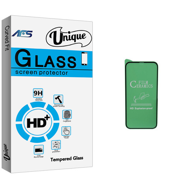 محافظ صفحه نمایش سرامیکی ای اف اس مدل Unique Glass مناسب برای گوشی موبایل اپل iPhone 11 Pro