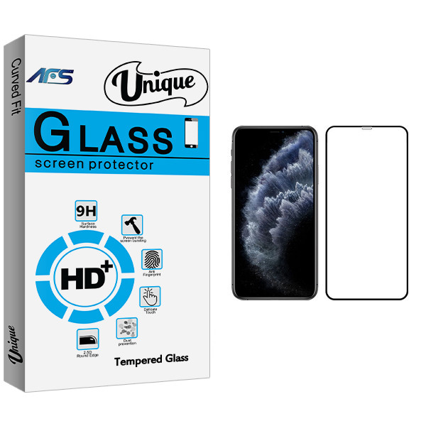 محافظ صفحه نمایش سرامیکی ای اف اس مدل Unique Glass مناسب برای گوشی موبایل اپل iPhone 11